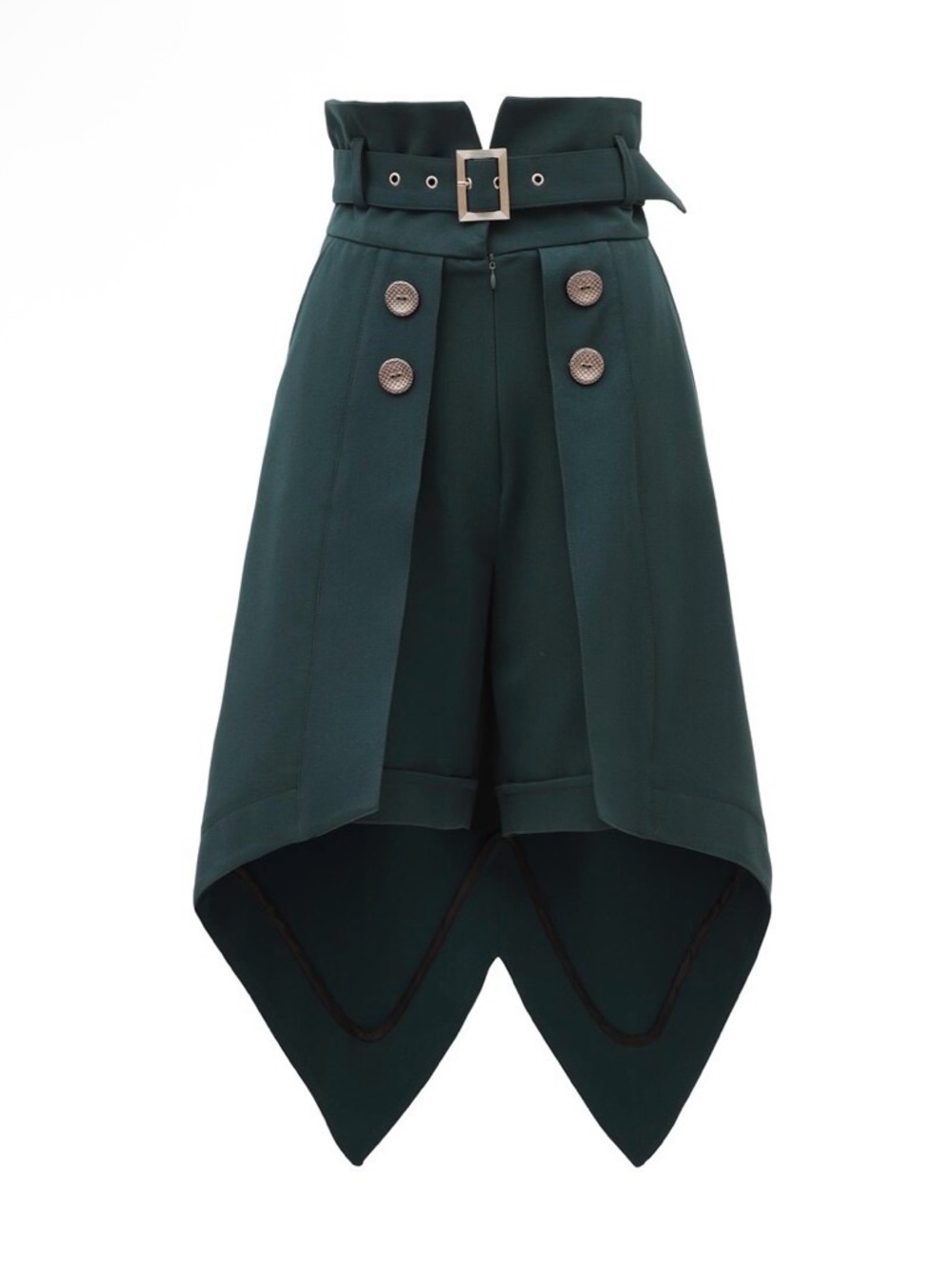 Fashion Shorts With Skirt Overlay